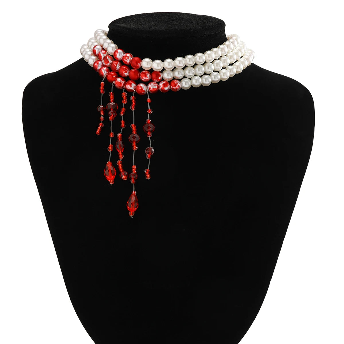 Vampire Blood Pearl Necklace