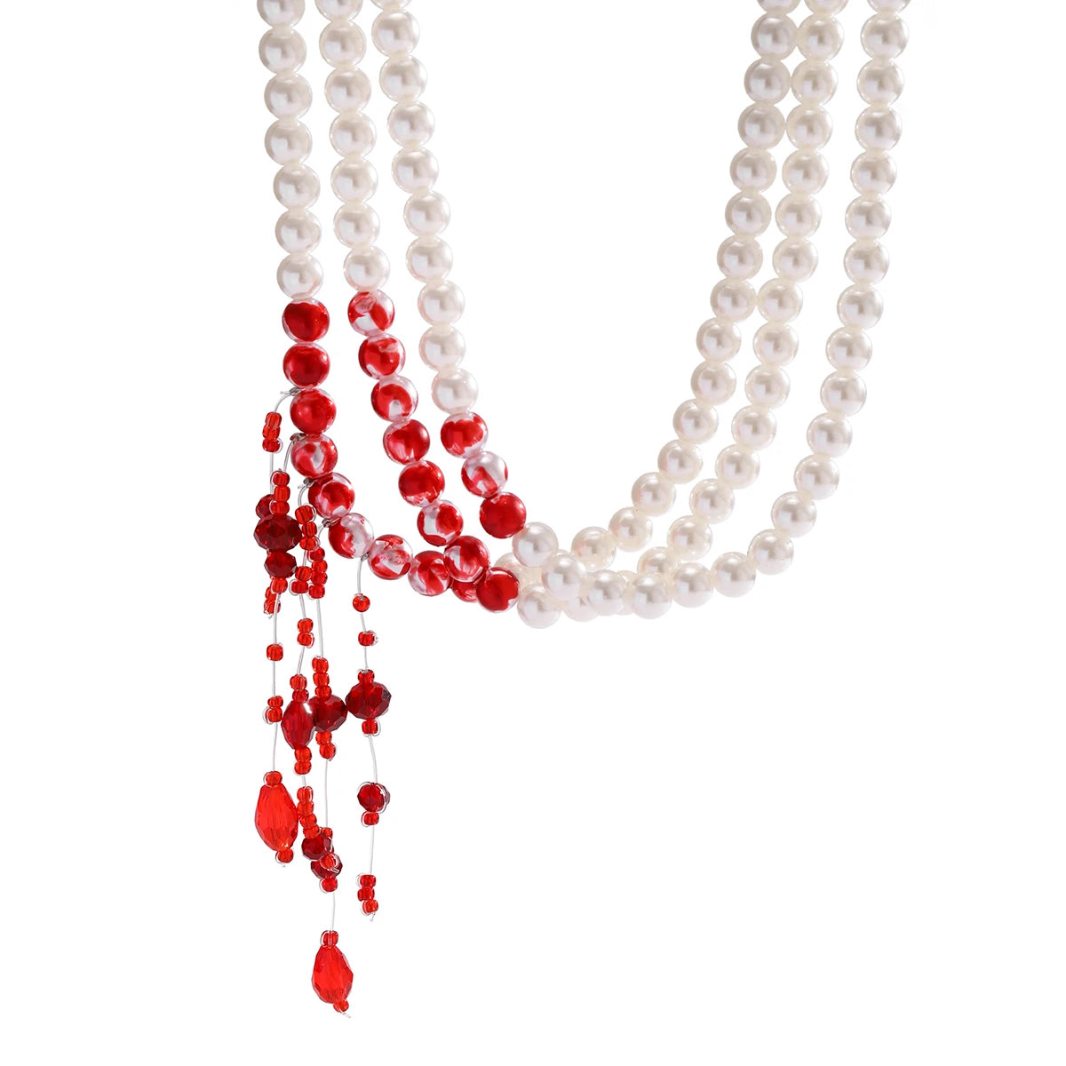 Vampire Blood Pearl Necklace