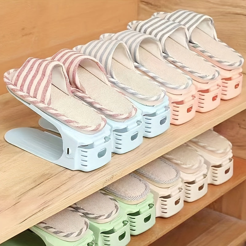 Adjustable Double Deck Shoe Organizer (Multipack)