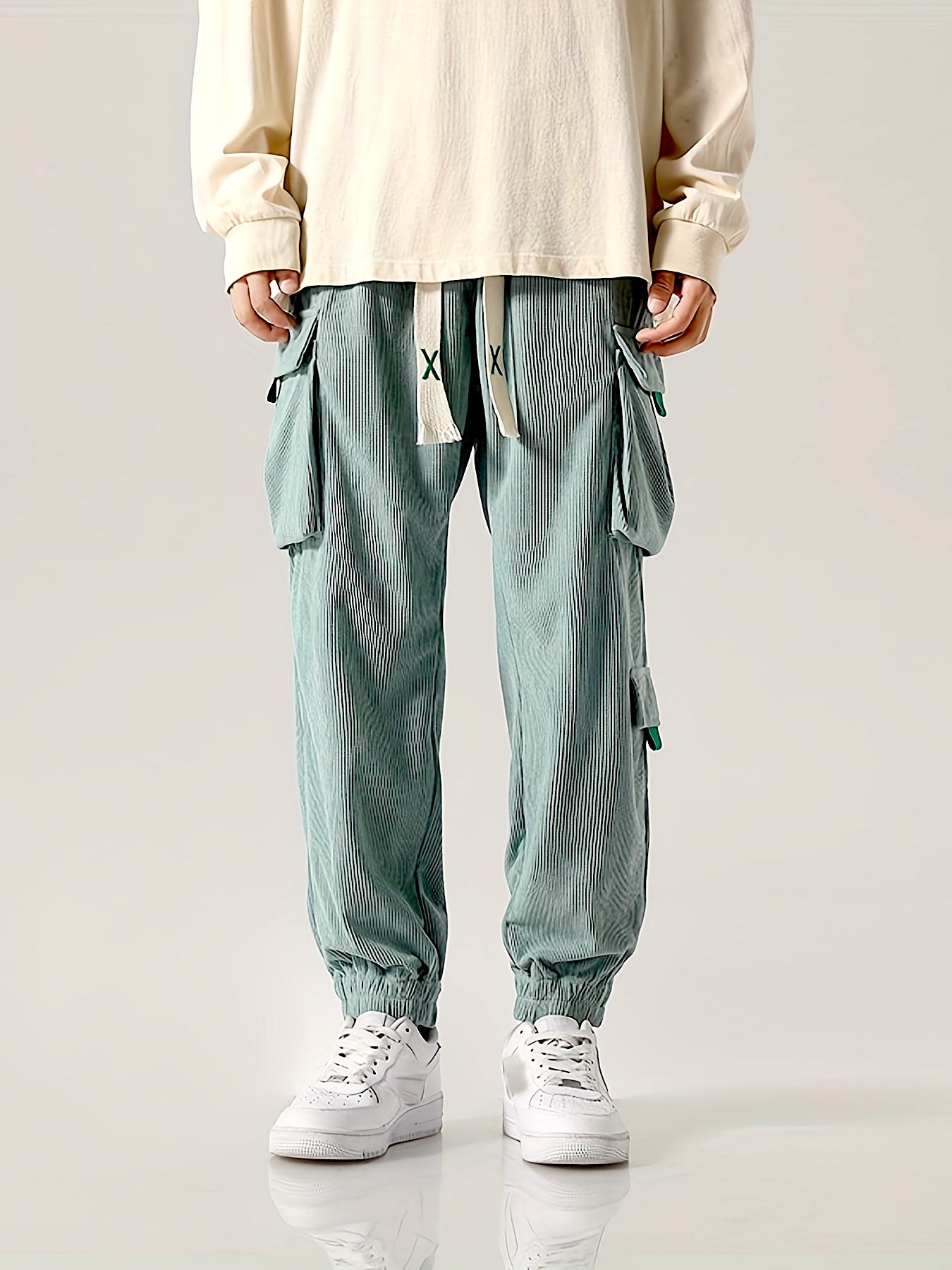 Corduroy Comfort Men's Cargo Joggers