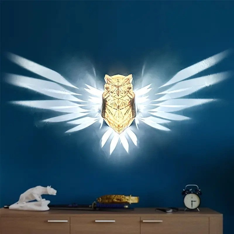 Celestial Owl Projecting Sconce