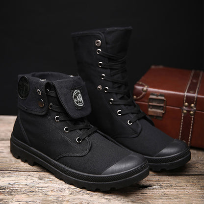 Canvas Regal Lightweight Cuffed Boots