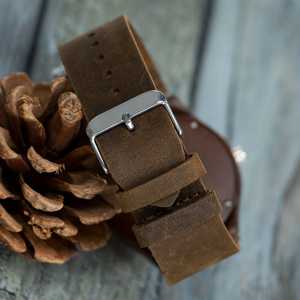 Timber Craft Walnut Wooden Timepiece