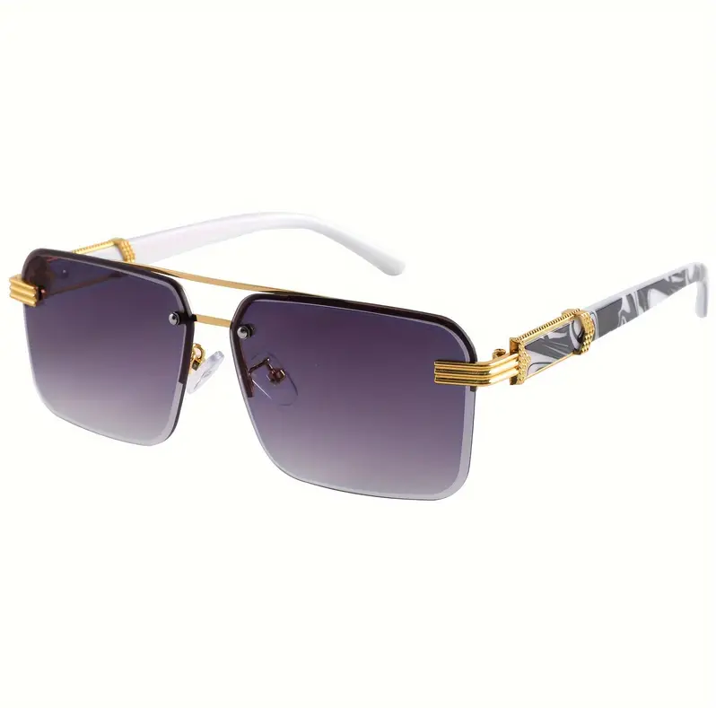 Retro Rimless Sunglasses