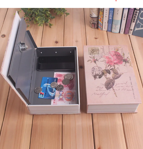 Secret Storage Book Safe with Lock