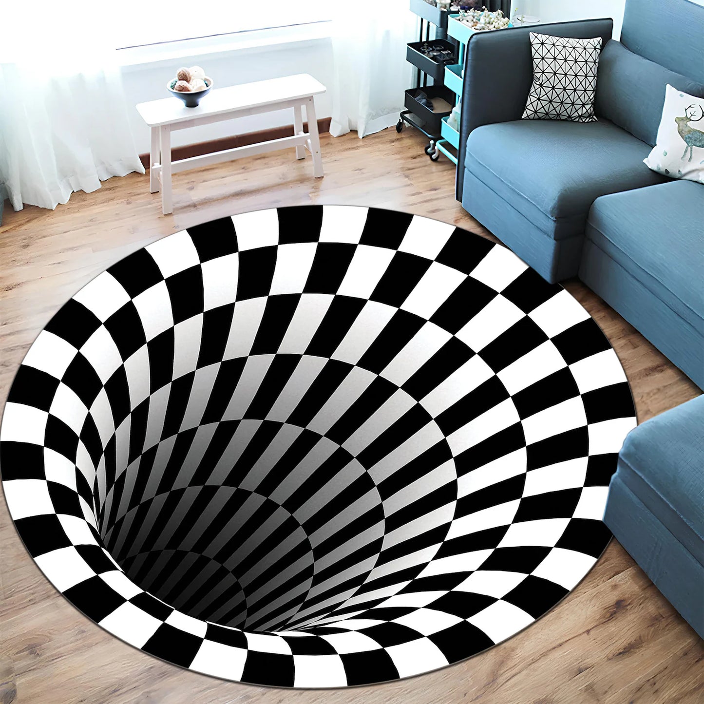 Vortex Illusion Rug