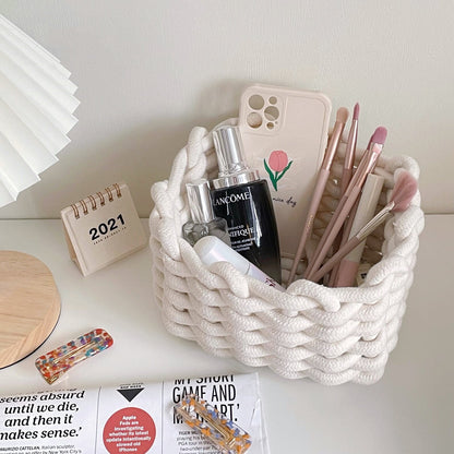 Chunky Knit Storage Basket