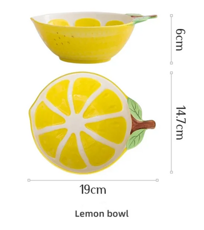 Fruit-Shaped Ceramic Serveware