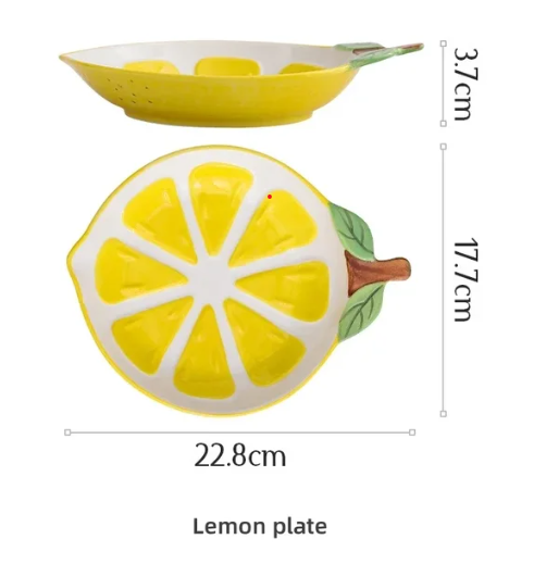 Fruit-Shaped Ceramic Serveware