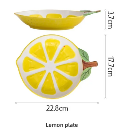 Fruit-Shaped Ceramic Serveware