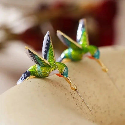 Hummingbird Earring Set