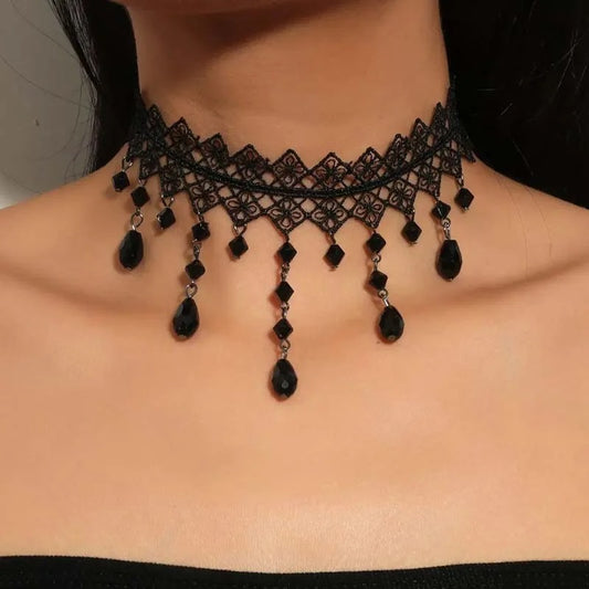Tears Of Twilight Lace Choker