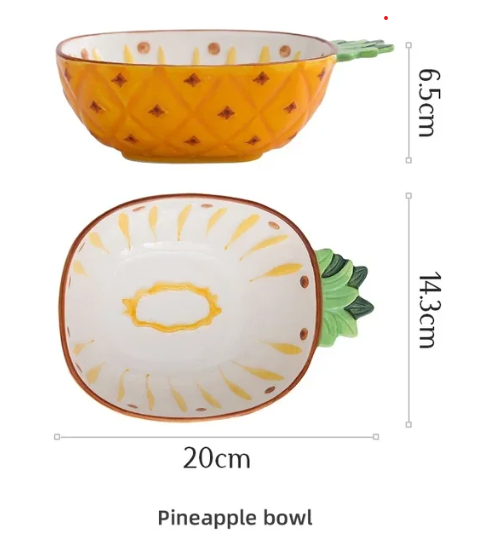 Fruit-Shaped Ceramic Serveware