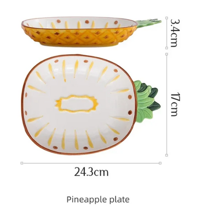 Fruit-Shaped Ceramic Serveware