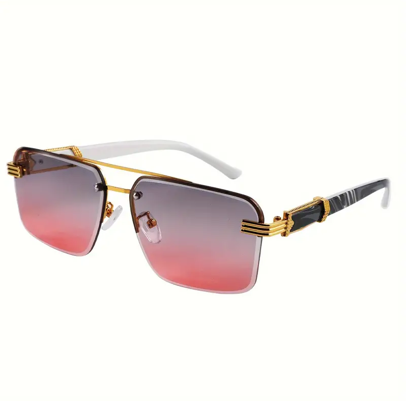 Retro Rimless Sunglasses