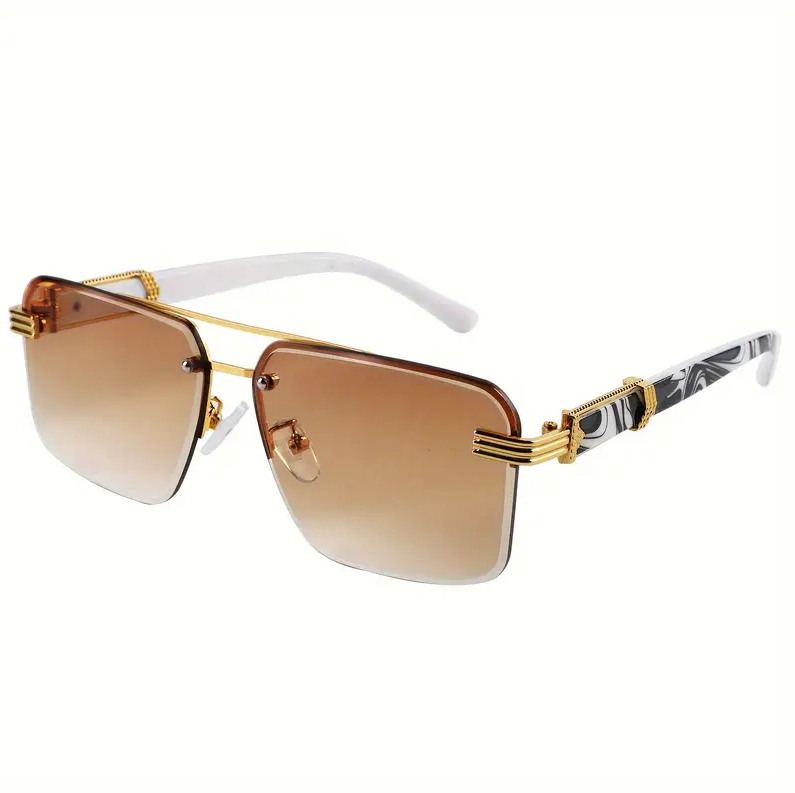 Retro Rimless Sunglasses