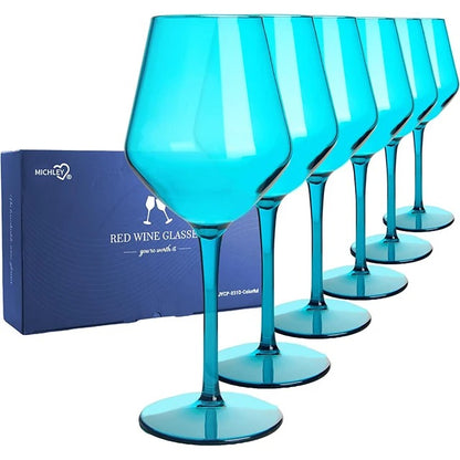 LumiColor Shatterproof Wine Glass Set