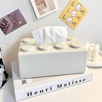 Nostalgic Block-Style Tissue Case