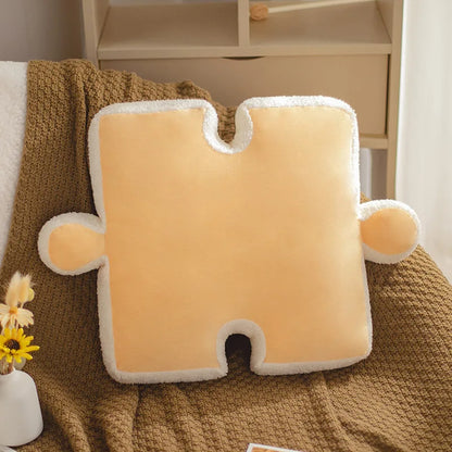 Playful Puzzle Plush Cushions